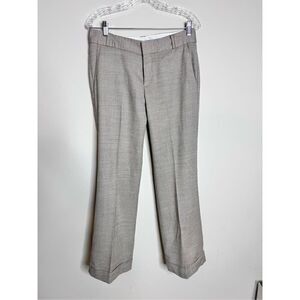 Banana republic grey wide leg Martin fit wool blend pants sz 8